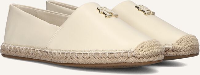 Gebroken wit TOMMY HILFIGER Espadrilles TH LOGO LEATHER ESPADRILLE Gebroken wit TOMMY HILFIGER Espadrilles TH LOGO LEATHER ESPADRILLE - large