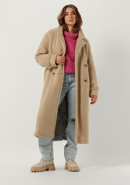 SELECTED FEMME Manteau BETTY TEDDY COAT Sable - large