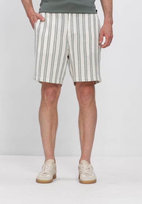 ANERKJENDT Pantalon courte AKJAN STRUC STRIPE2 SHORT &Eacute;cru - large