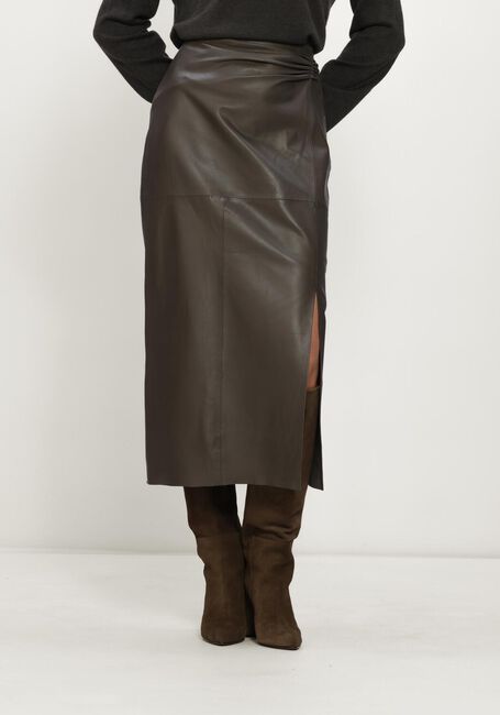 IBANA Jupe midi SADIA en marron - large