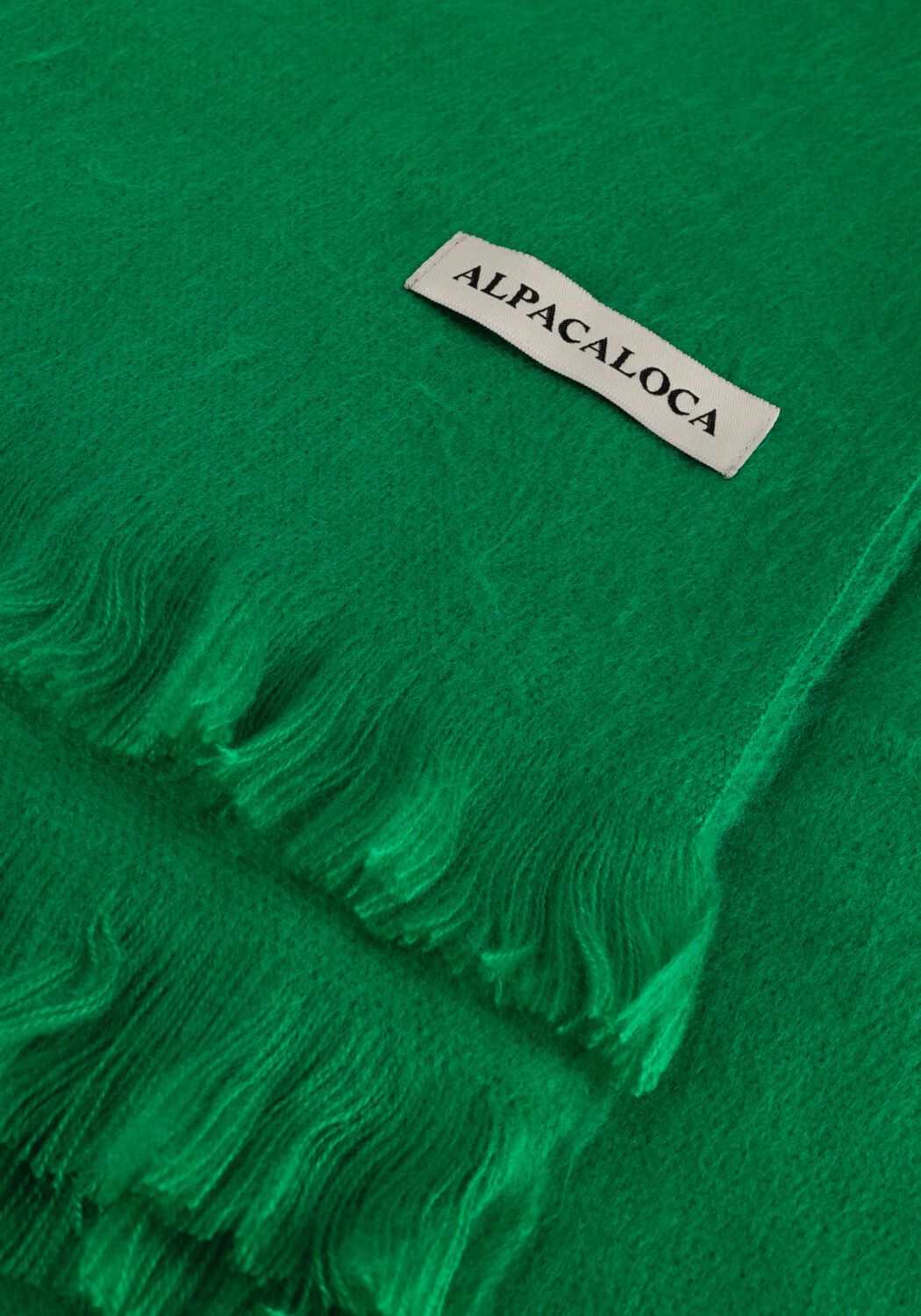Groene ALPACA LOCA Sjaal 407 SCARF - large