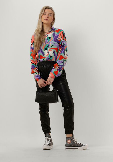COLOURFUL REBEL TALIA BIG FLOWER OVERSIZED BOYFRIEND BLOUSE Blouses en multicolore - large