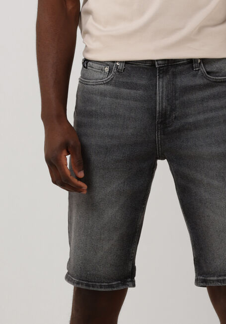Donkergrijze CALVIN KLEIN Jeans SLIM SHORT - large