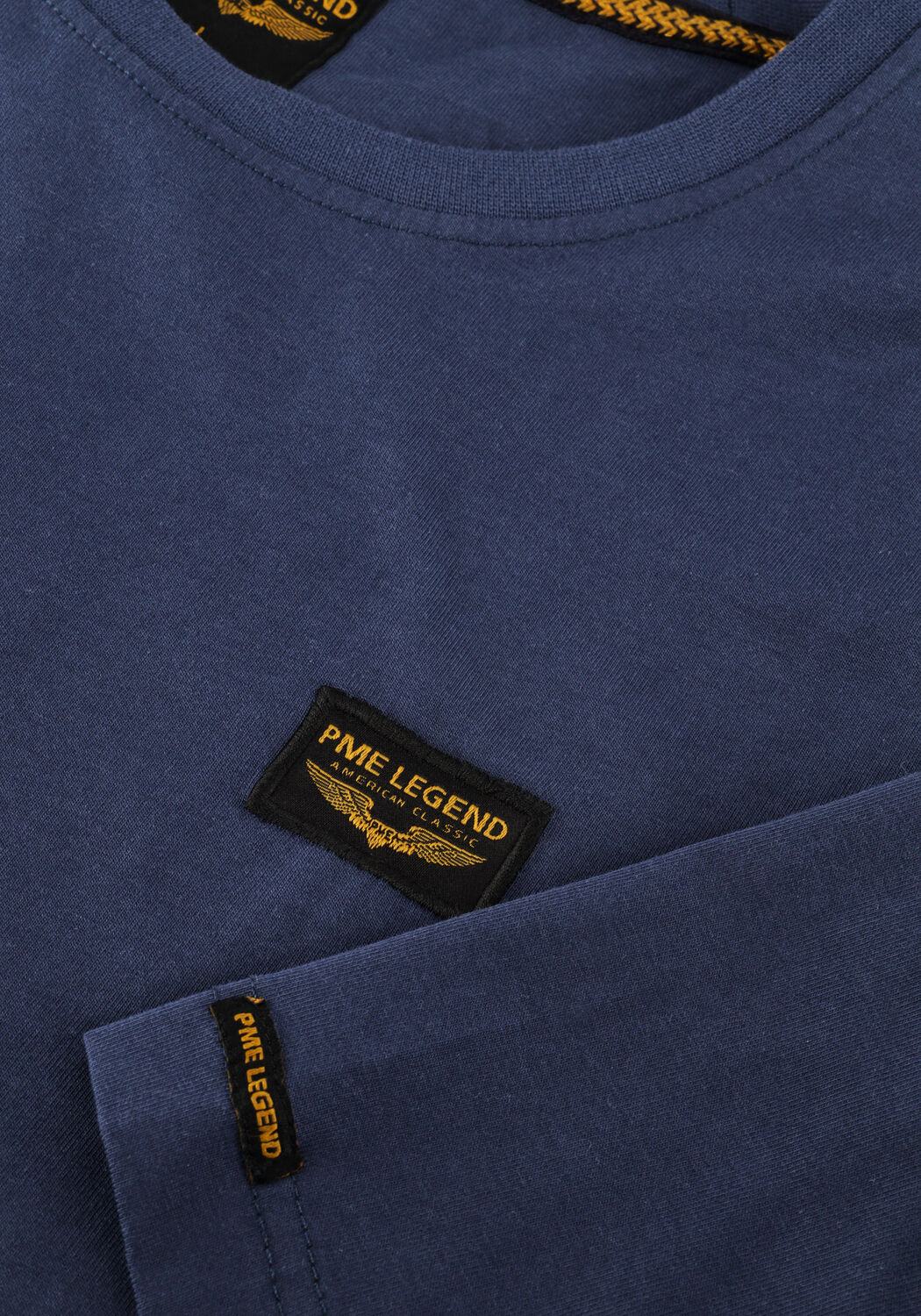 Donkerblauwe PME LEGEND T-shirt SHORT SLEEVE R-NECK GUYVER TEE - large