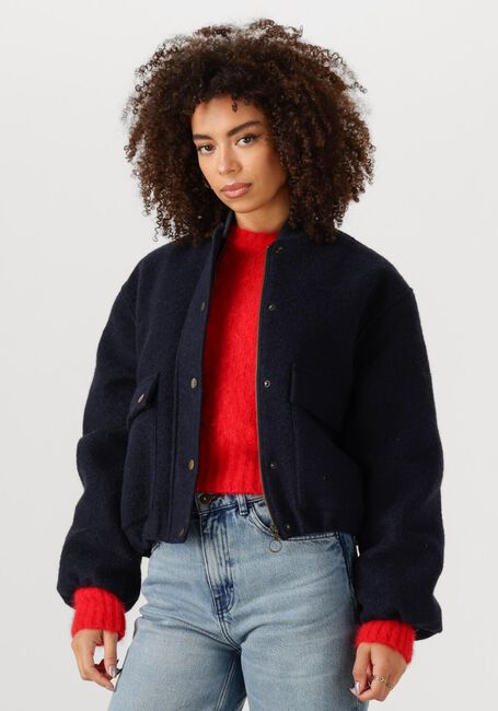 Zwarte BY-BAR Gilet MAGGIE WOOL JACKET - large