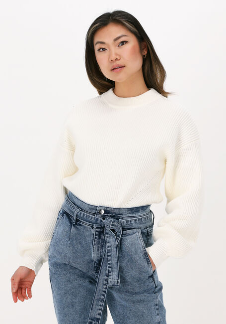 GESTUZ Pull EMBLAGZ PULLOVER Écru - large