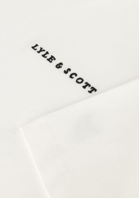 Witte LYLE & SCOTT T-shirt SCRIPT EMBROIDERED T-SHIRT Witte LYLE & SCOTT T-shirt SCRIPT EMBROIDERED T-SHIRT - large