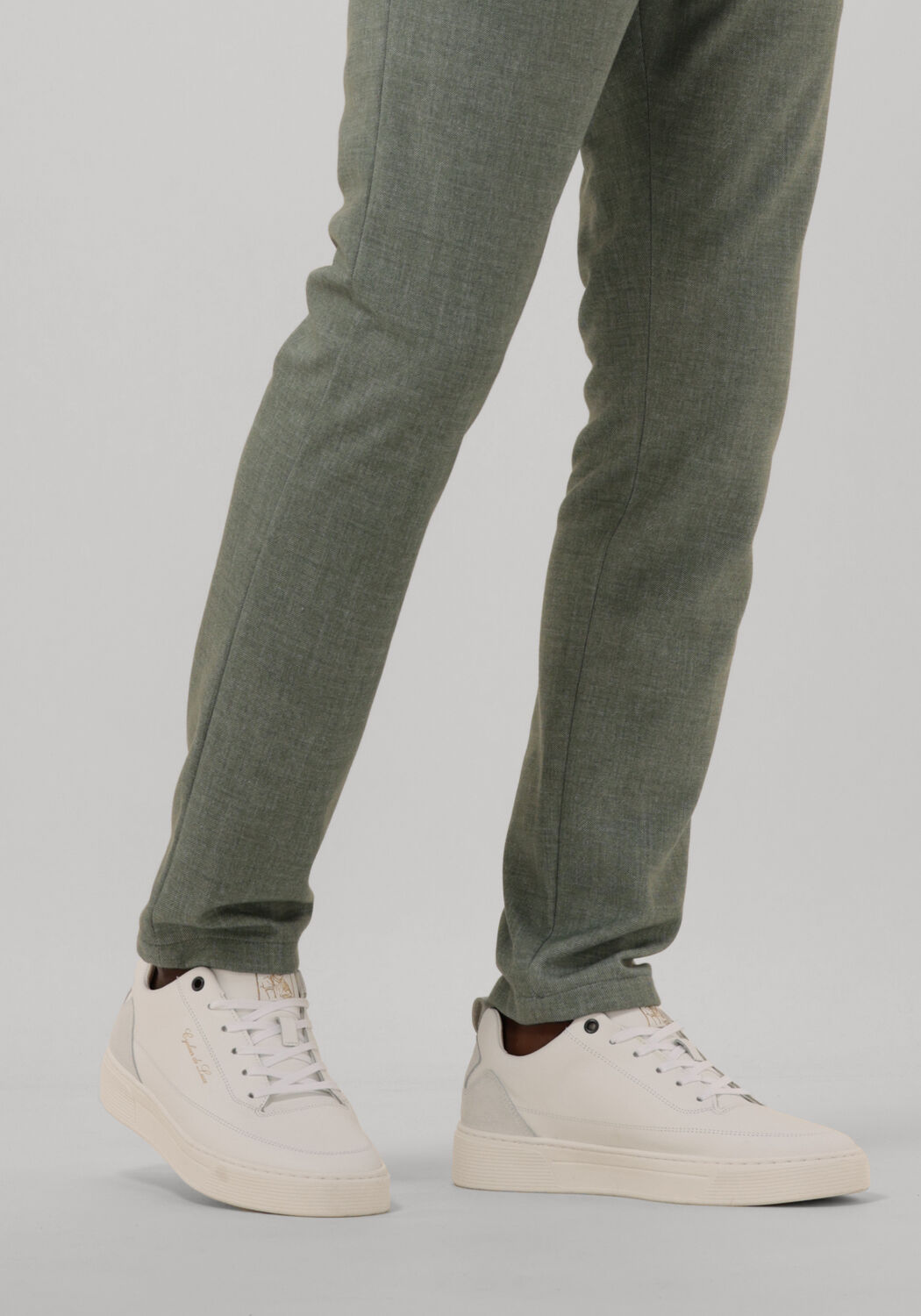 CYCLEUR DE LUXE Baskets basses POKES en blanc - large