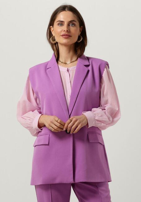 Paarse YDENCE Blazer GILET LIMA - large