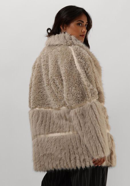 BEAUMONT Manteau en fausse fourrure KAIA Écru - large