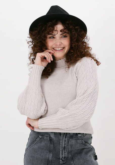 OBJECT Pull IVY L/S KNIT PULLOVER en beige - large