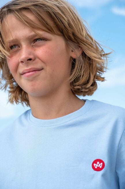 KRONSTADT T-shirt TIMMI KIDS ORGANIC/RECYCLED T-SHIRT Bleu clair - large