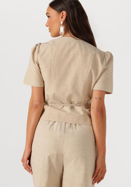 NEO NOIR SIMONI STRIPE BLOUSE Blouses en beige - large