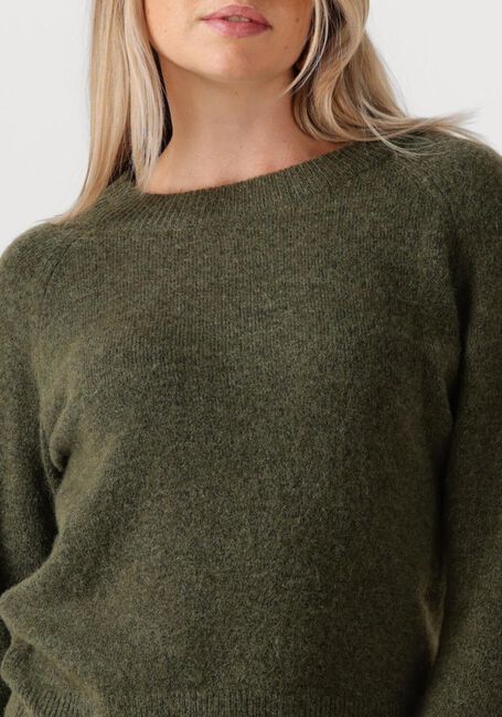 SELECTED FEMME Pull LULU LS KNIT O-NECK B en vert - large