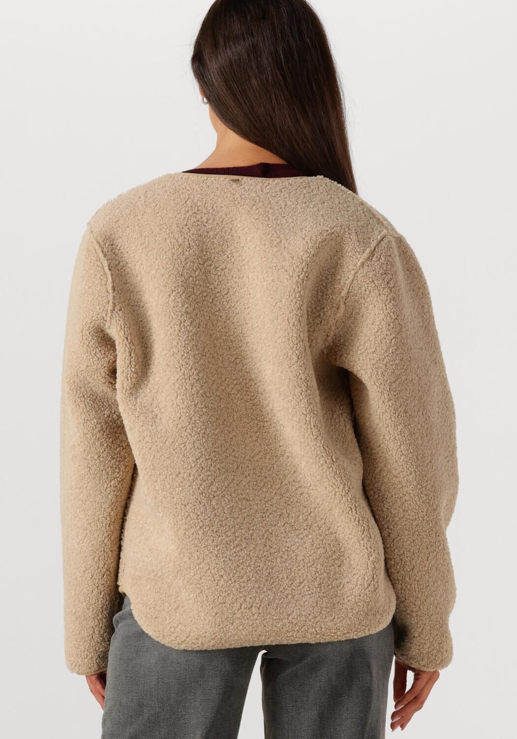 Beige CIRCLE OF TRUST Teddy jas BECKY JACKET - large