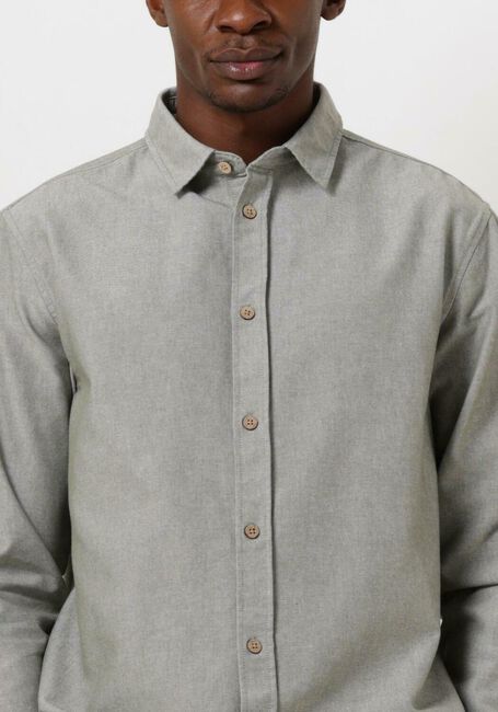 ANERKJENDT Chemise décontracté AKLOUIS L/S LINEN SHIRT Olive - large