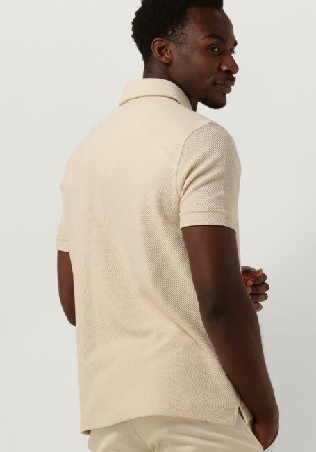 CAST IRON Polo SHORT SLEEVE POLO TWILL en beige - large