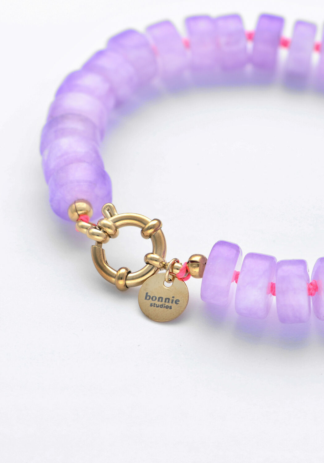 BONNIE STUDIOS Sieraad PHIL PURPLE BRACELET - large