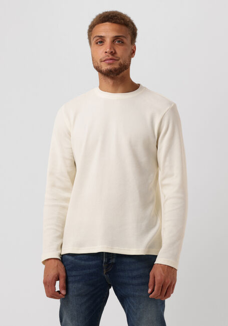 ANERKJENDT Pull AKSILO LS WAFFLE TEE Blanc - large