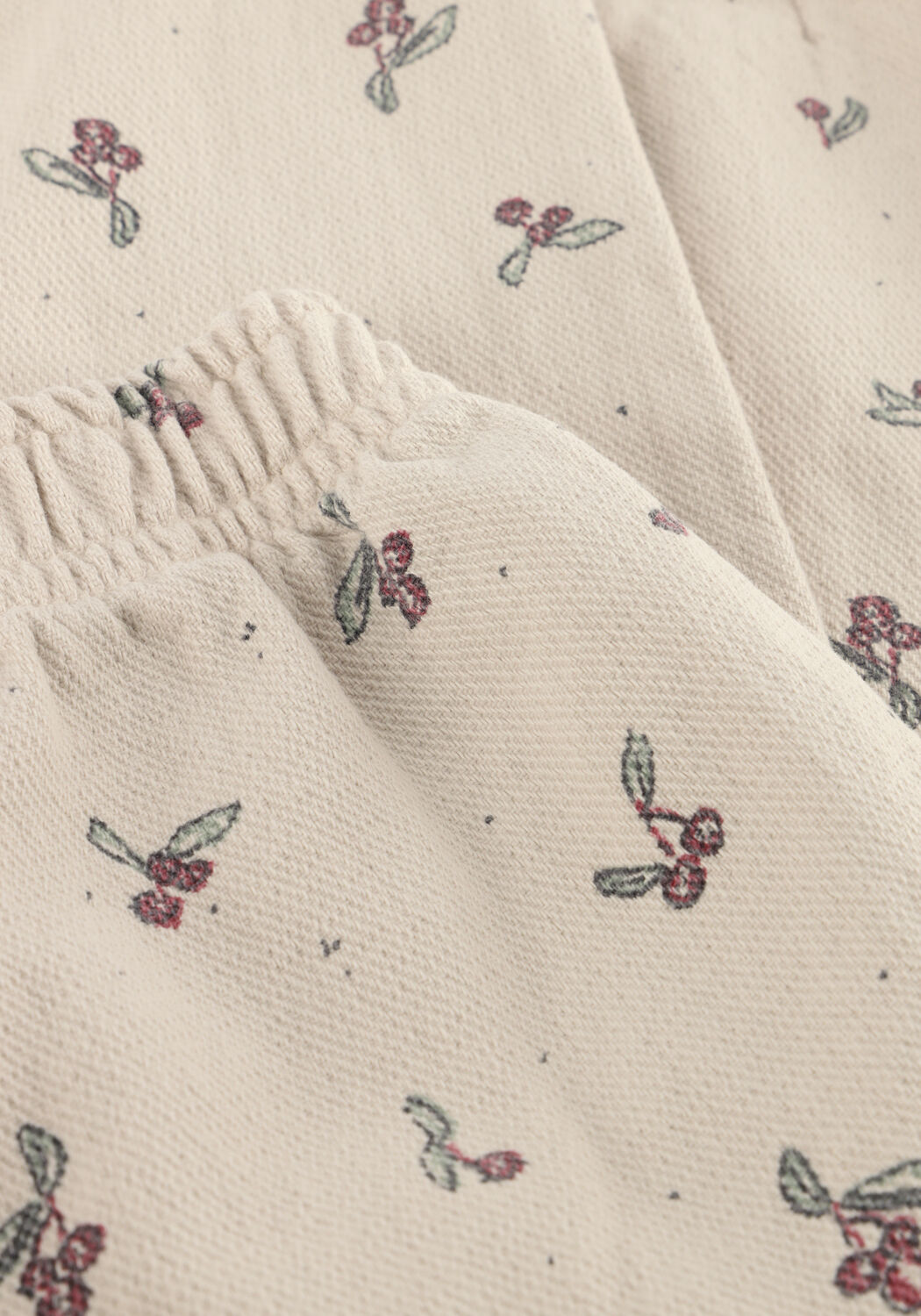 Creme PLAY UP Broeken/jumpsuits PRINTED TWILL TROUSERS - large