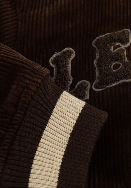 LES DEUX Jack CORDUROY VERSITY JACKET en marron - large