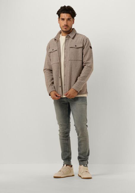 Bruine PUREWHITE Overshirt HERITAGE PATTERN OVERSHIRT WITH TWO CHEST POCKETS - large
