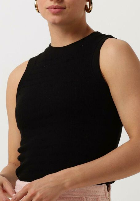 GUESS Haut SL DENISA STRIPED TOP en noir - large