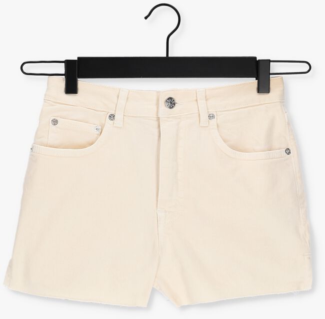 Creme NA-KD Shorts RAW HEM SLIT DENIM SHORTS - large