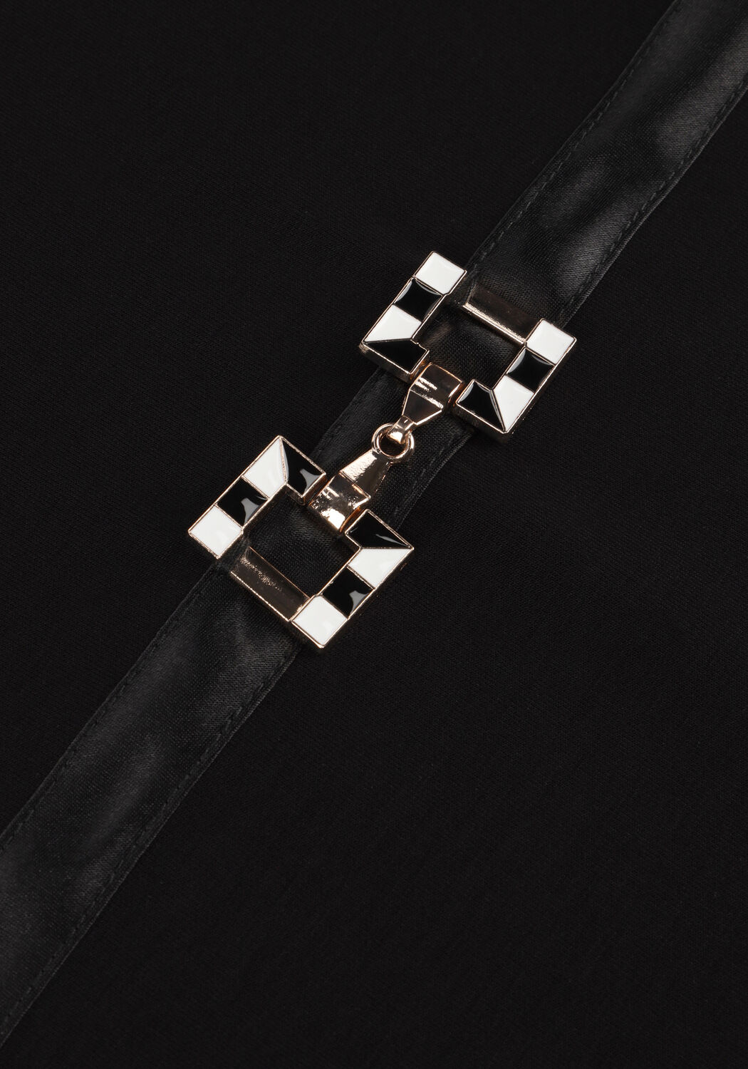 ANA ALCAZAR Mini robe DRESS CLASP en noir - large