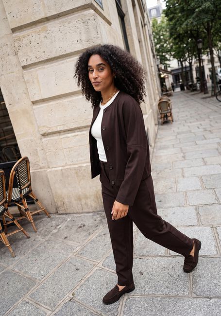 Bruine SUMMUM Vest JACKET PUNTO MILANO - large
