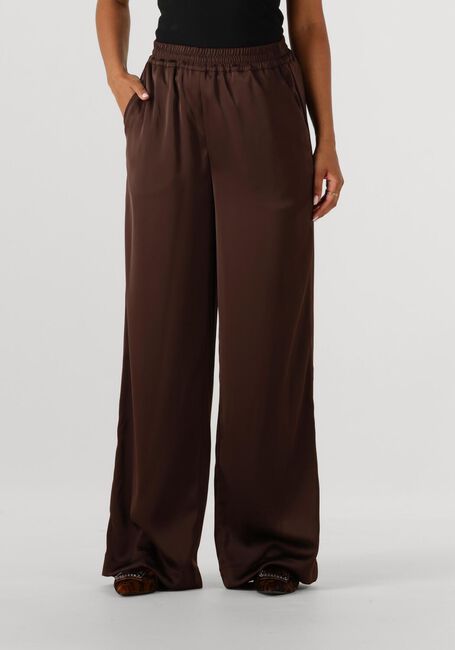 Bruine GESTUZ Wijde broek GZJESSIE HW PANTS - large