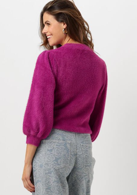 CATWALK JUNKIE Pull PUFFY SLEEVE KNIT en violet - large