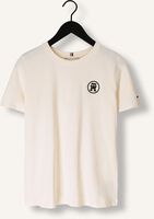 TOMMY HILFIGER T-shirt SMD MDRN REG EMB C-NK SS Crème TOMMY HILFIGER T-shirt SMD MDRN REG EMB C-NK SS Crème - medium
