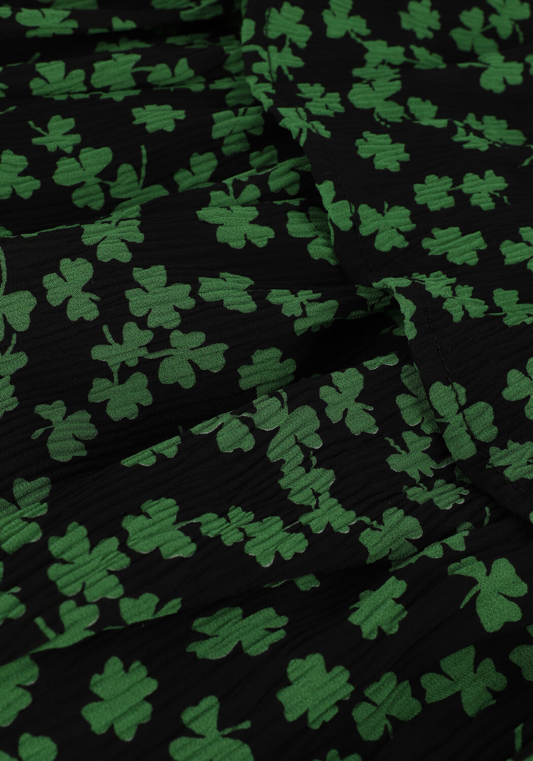 Groene OBJECT Mini jurk ALETTIA L/S SHORT DRESS - large