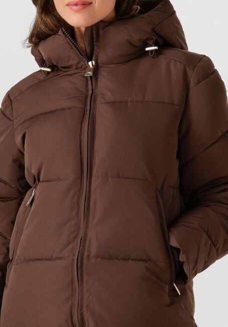 WITHBLACK Veste matelassé WBLGLORIAN LONG PUFFER JACKET en marron - large
