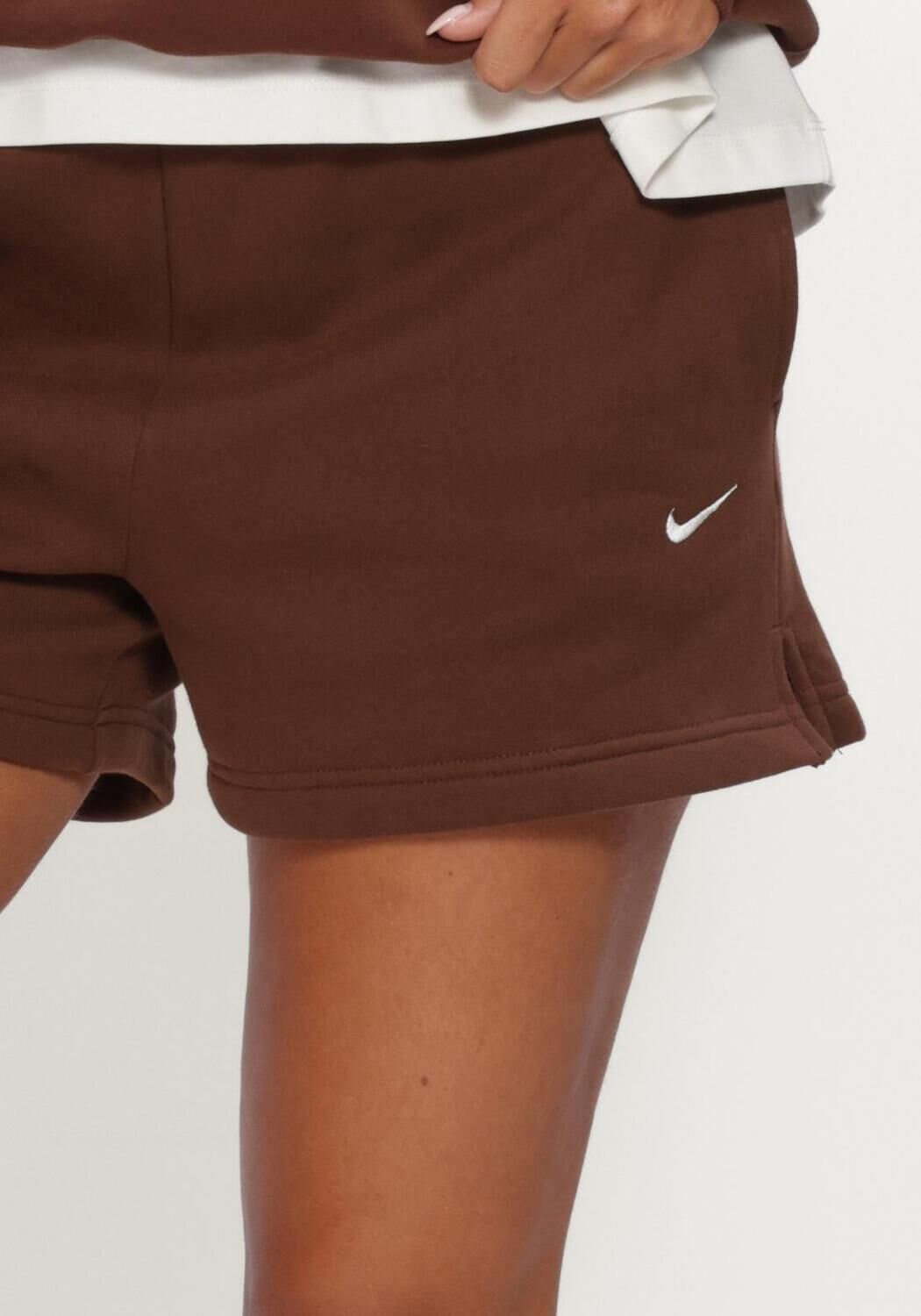 NIKE Pantalon courte NIKE STUDIO FLEECE MEDIUM WEIGHT en marron - large