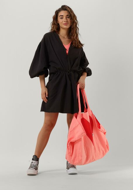 10DAYS Mini robe TUNIC DRESS WAFFLE en noir - large
