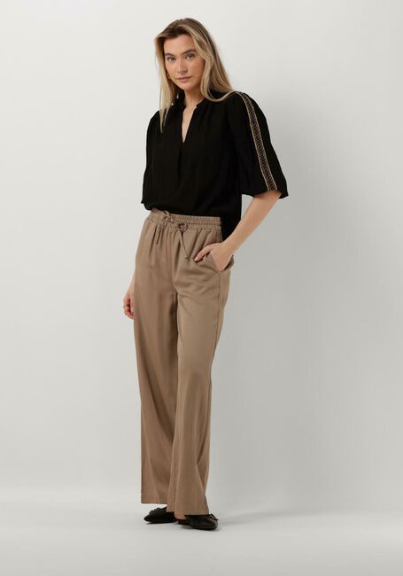 Zwarte NUKUS  LENA BLOUSE TAPE Zwarte NUKUS  LENA BLOUSE TAPE - large