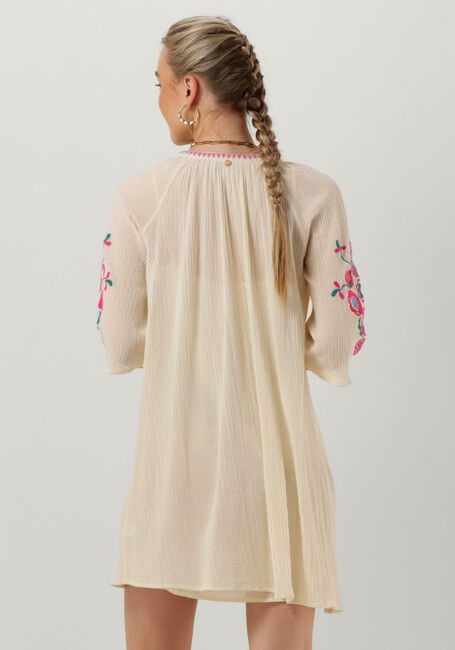 Creme ANTIK BATIK Mini jurk MAGOO DRESS - large