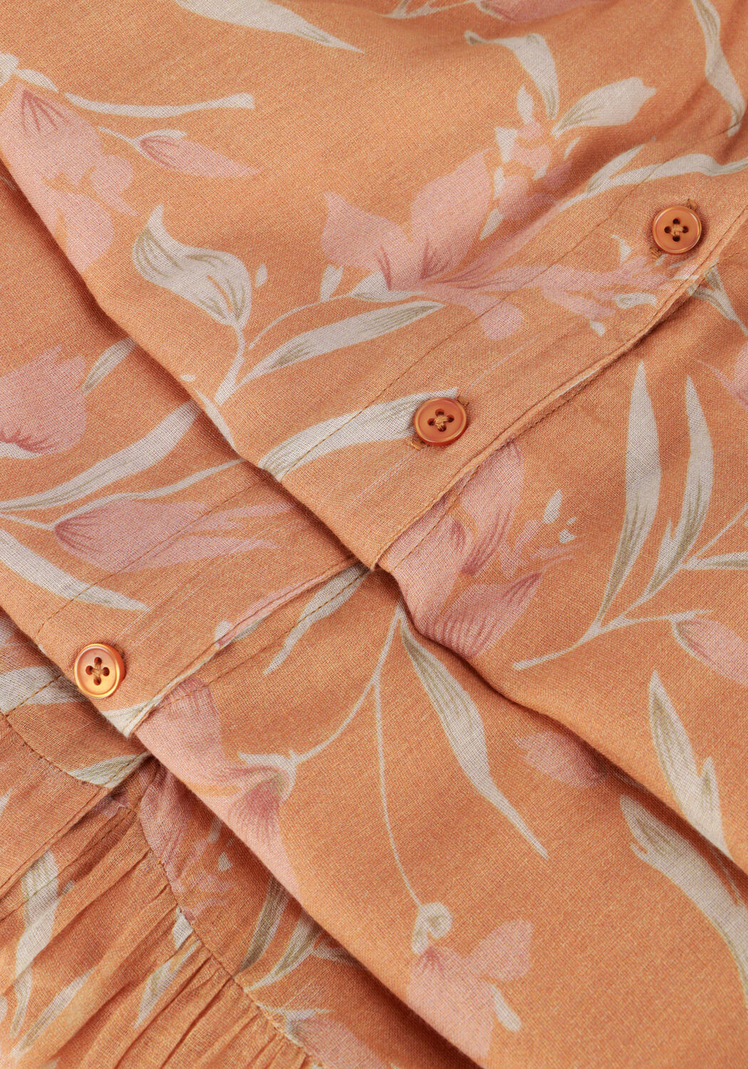 Oranje MES DEMOISELLES Maxi jurk DOLLY - large