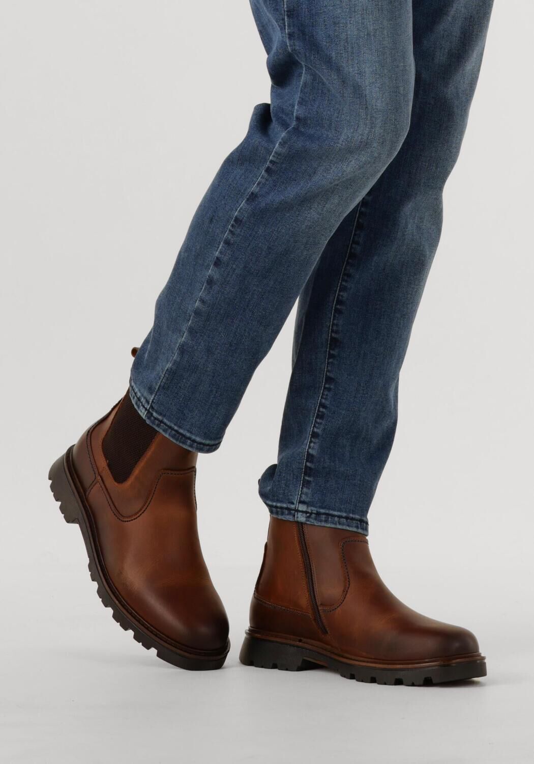 MAZZELTOV Bottines chelsea 550006 en marron - large