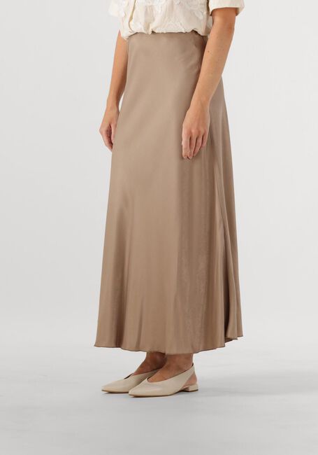 MSCH COPENHAGEN Jupe midi MSCHNICOLETTE ULLAS SKIRT en beige - large