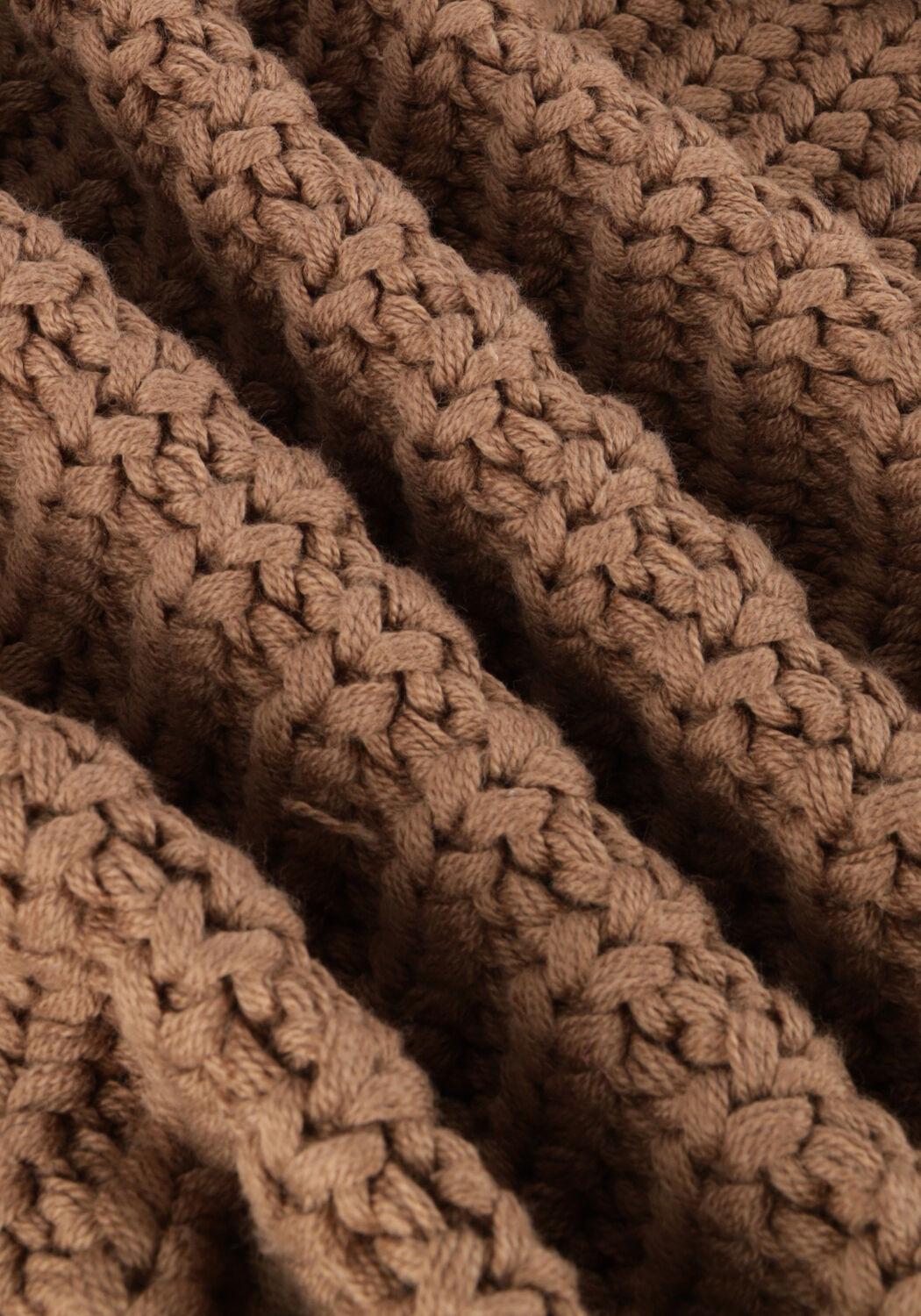 Y.A.S. Gilet YASSANNE LS KNIT CARDIGAN en marron - large