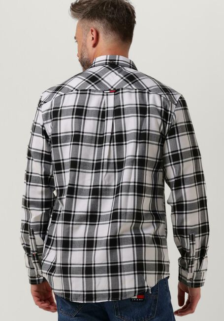 Witte TOMMY JEANS Casual overhemd TJM CHECK FLANNEL SHIRT - large