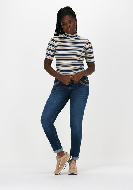 Blauwe MOS MOSH Top JOELINA SS TURTLE NECK TEE - large