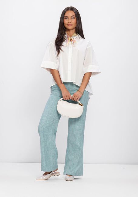 YDENCE Pantalon large PANTS LEONA en vert - large