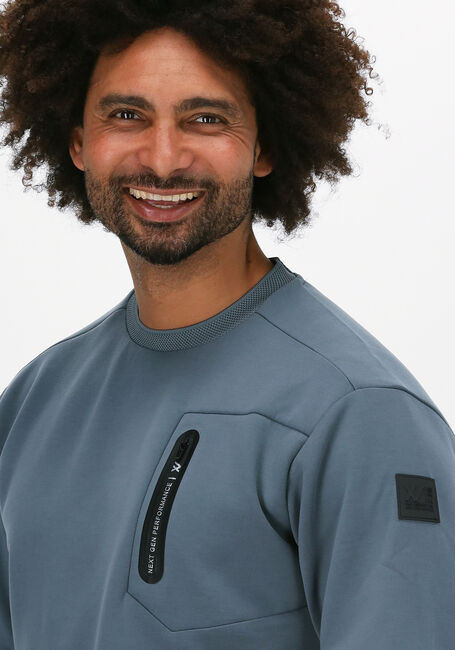 Lichtblauwe PME LEGEND Sweater R-NECK FANCY SWEAT XV - large