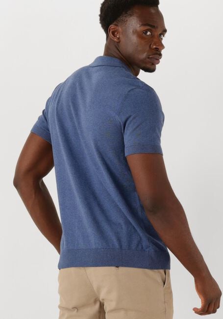SELECTED HOMME Polo SLHBERG SS KNIT POLO NOOS Bleu foncé - large