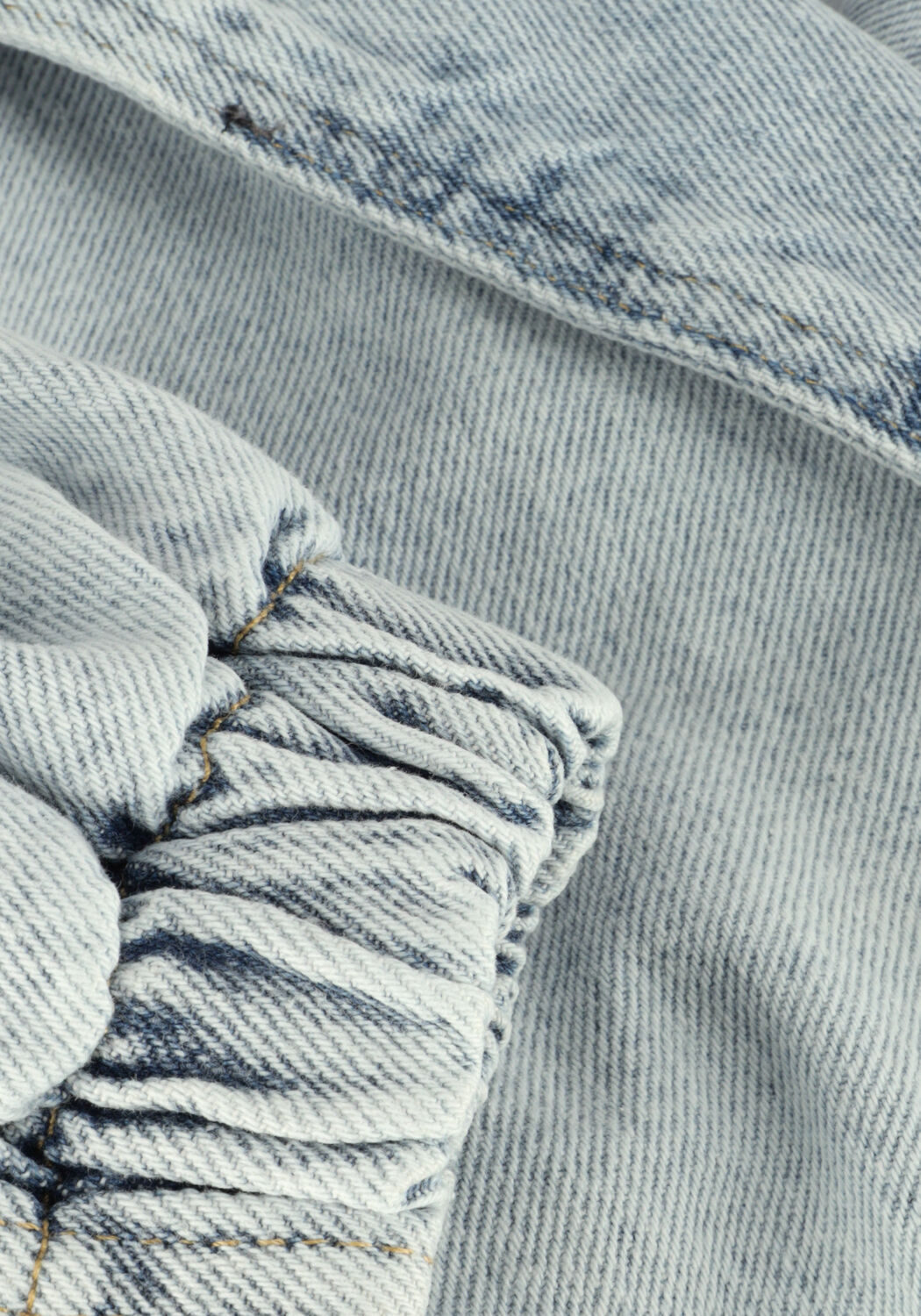 Lichtblauwe HOMAGE Spijkerjas TAILORED DENIM JACKET - large