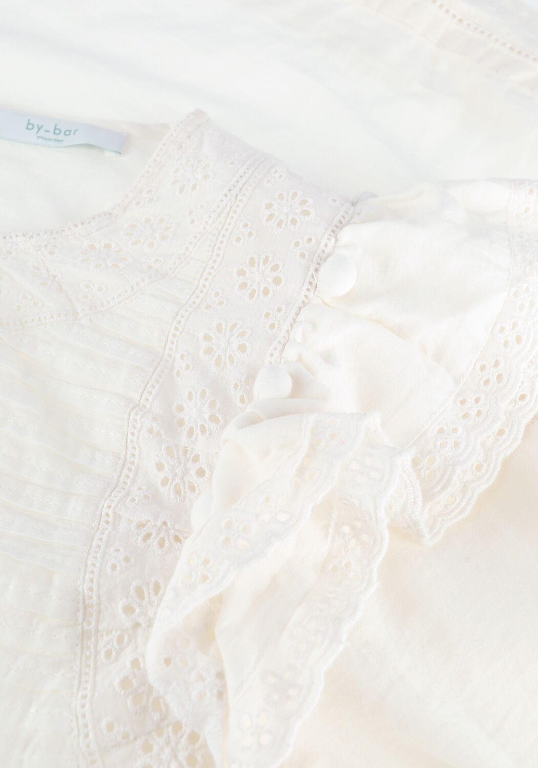 Gebroken wit BY-BAR  DEMI BLOUSE - large